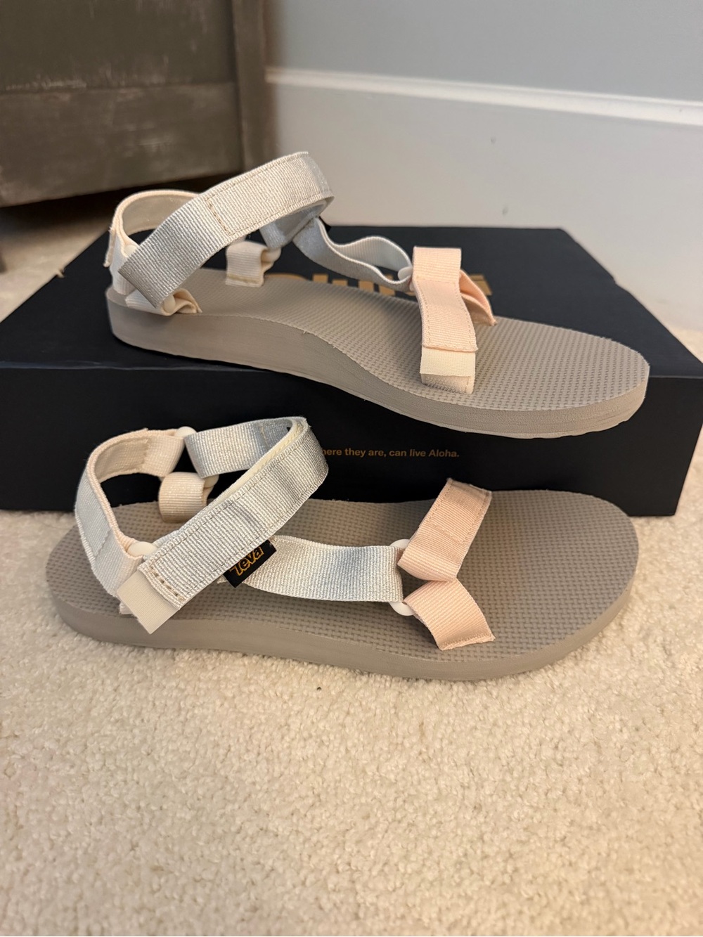 Teva Women’s Neutral & Blush Strap Sandals